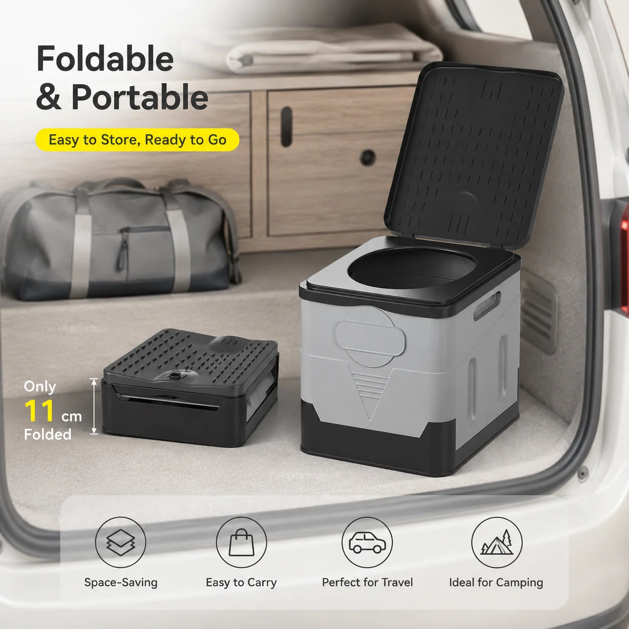 Portable Folding Car Toilet