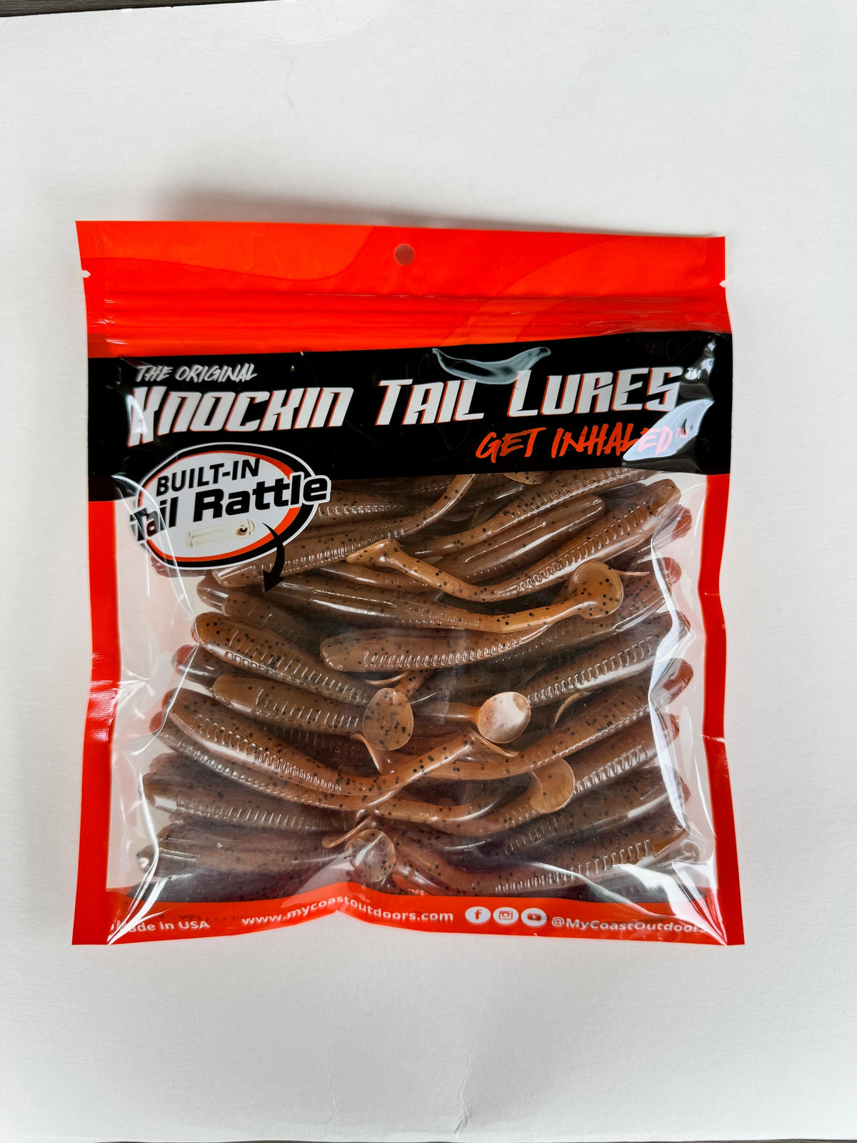 Bulk Bag, 50 Knockin Tail Lures with Built-In Tail Rattle