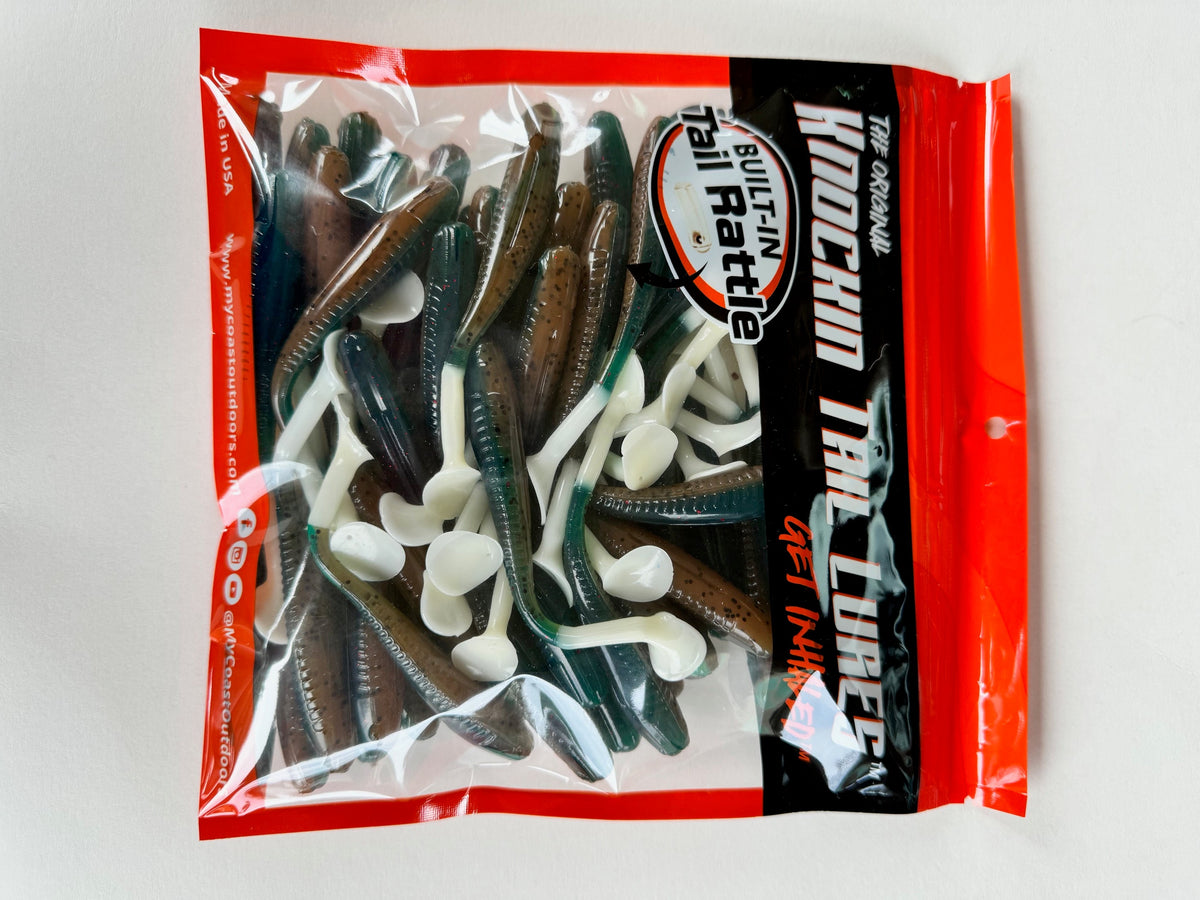 Bulk Bag, 50 Knockin Tail Lures with Built-In Tail Rattle