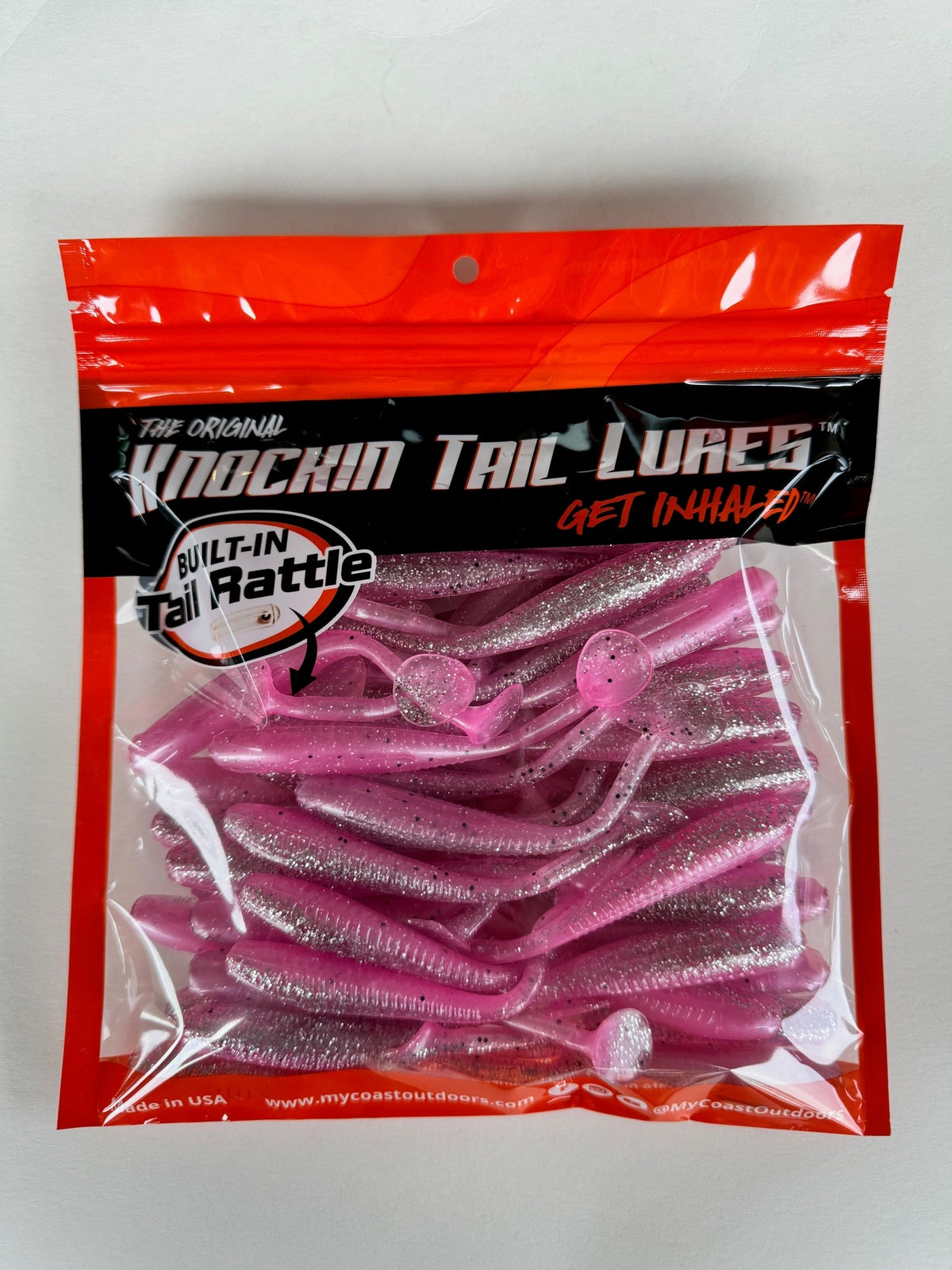 Bulk Bag, 50 Knockin Tail Lures with Built-In Tail Rattle