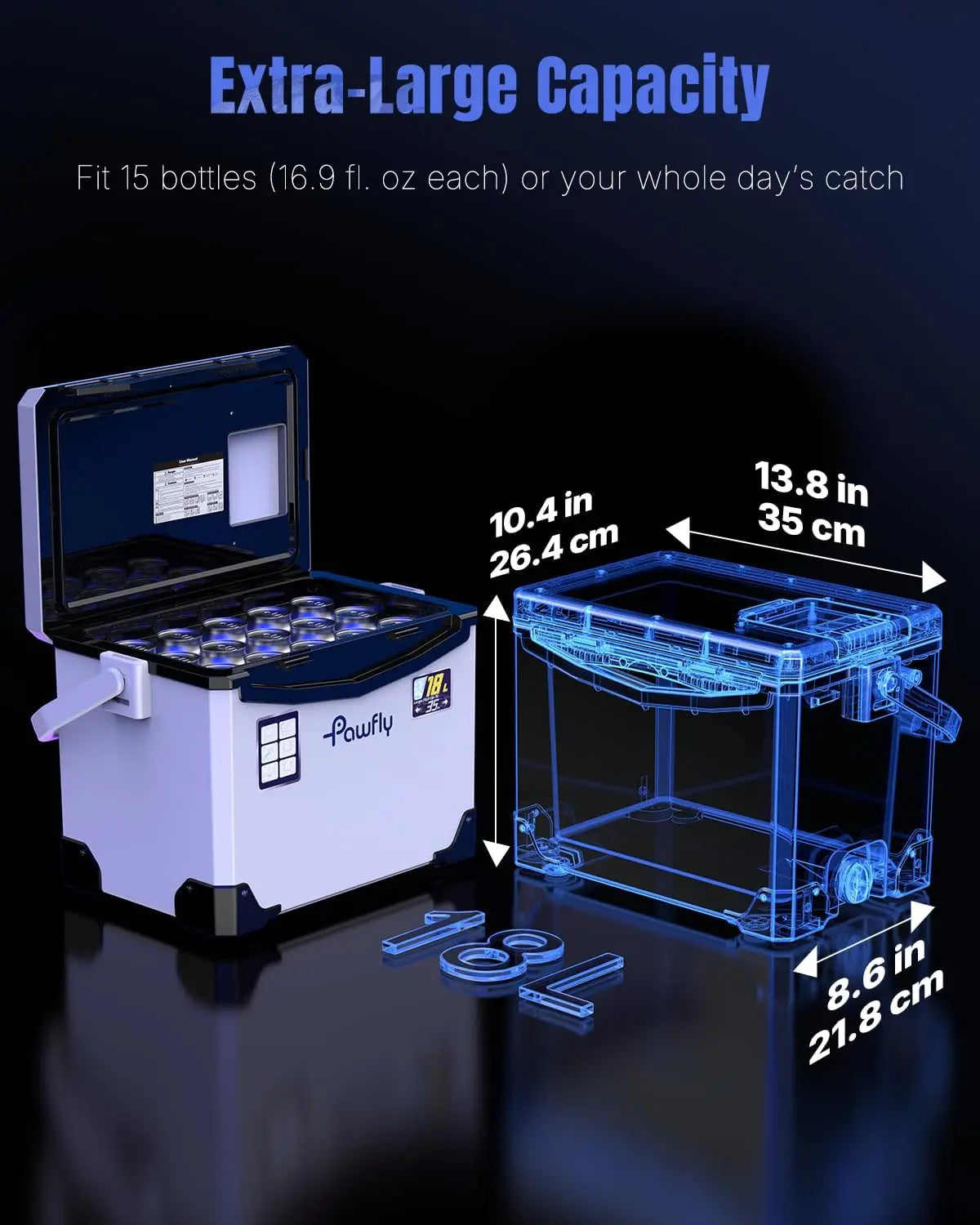13-19 QT Live Bait Cooler
