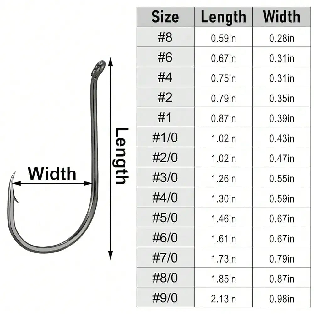 100 Pack Octopus Fishing Hooks