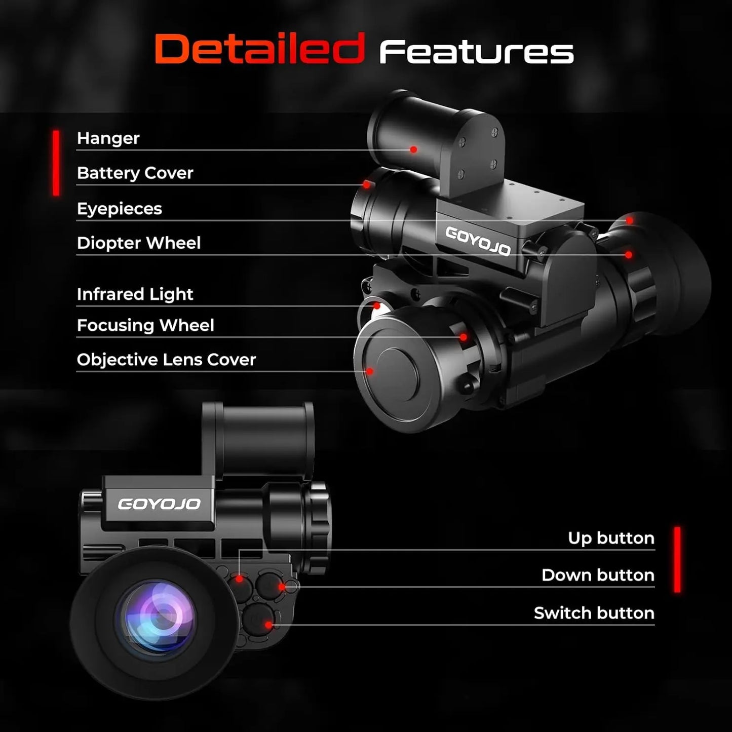 Night Vision Scopes with Photo and Video Shooting,