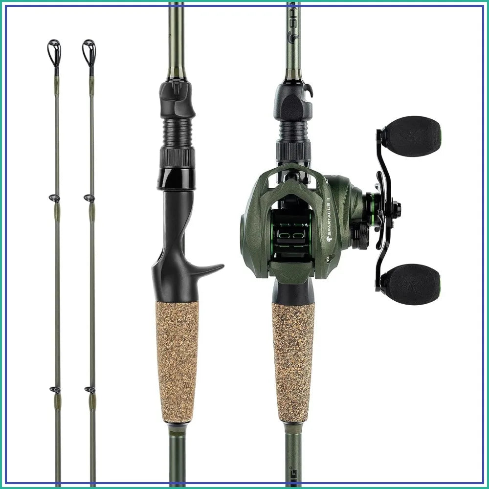 Twin-Tip Fishing Rod and Reel Combo