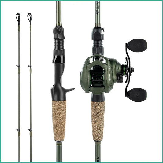Twin-Tip Fishing Rod and Reel Combo