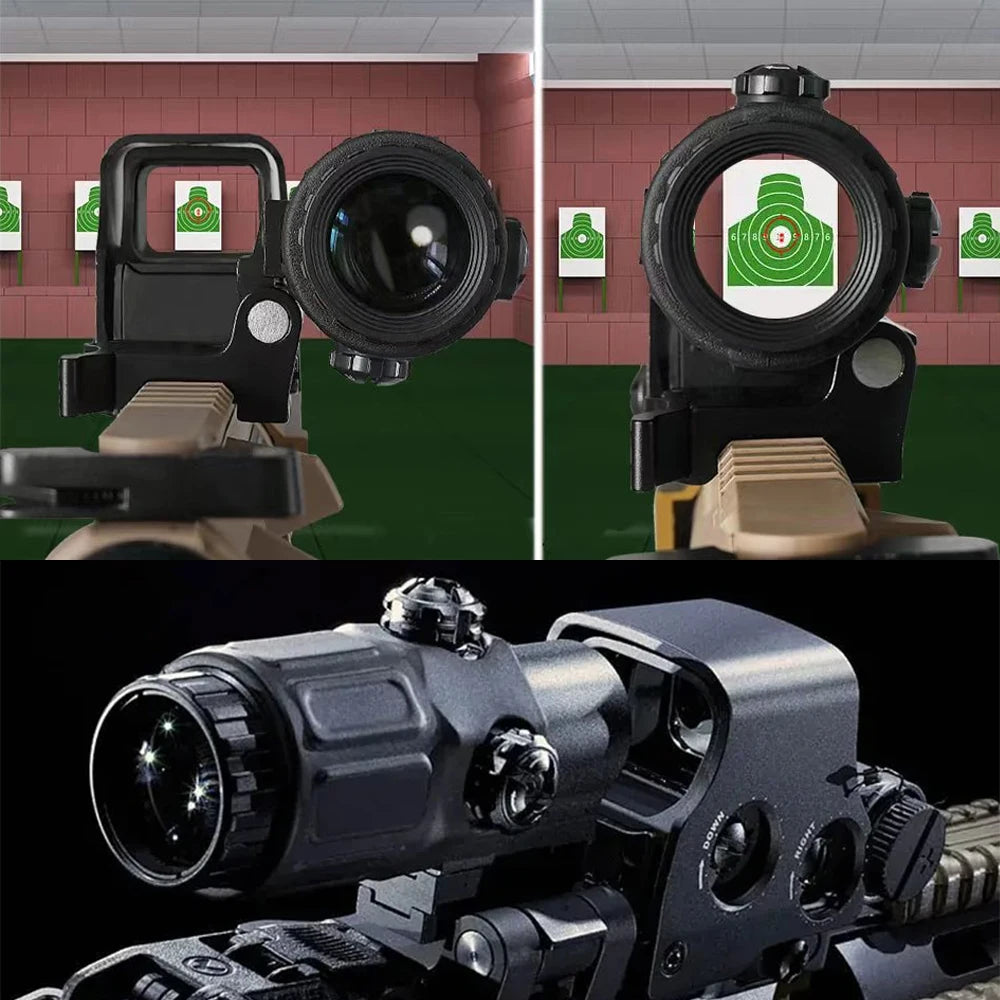 .558+G33/G45 Red Dot Optic Sight Tactical Hunting Gear W/20mm Rail Mounts.