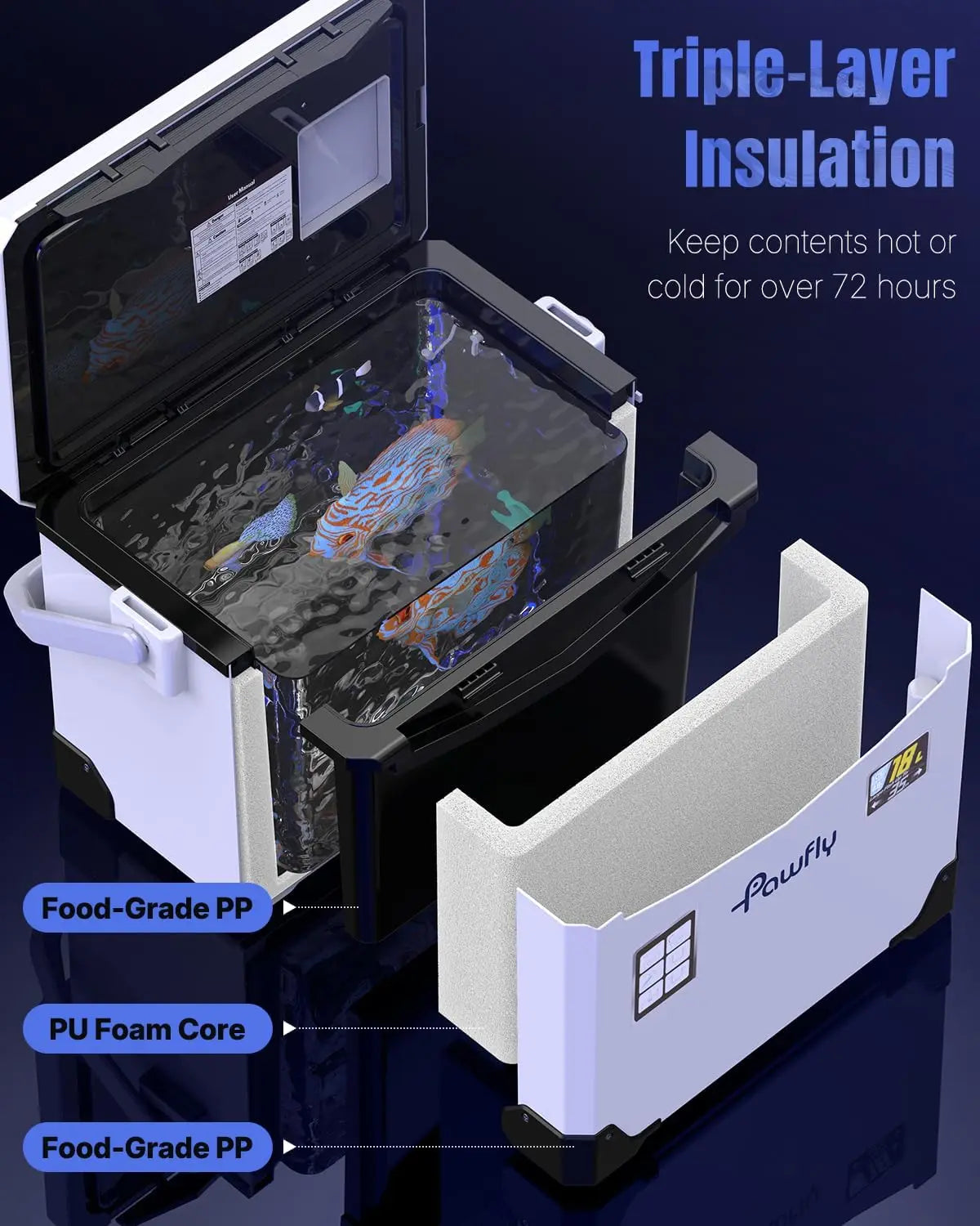 13-19 QT Live Bait Cooler
