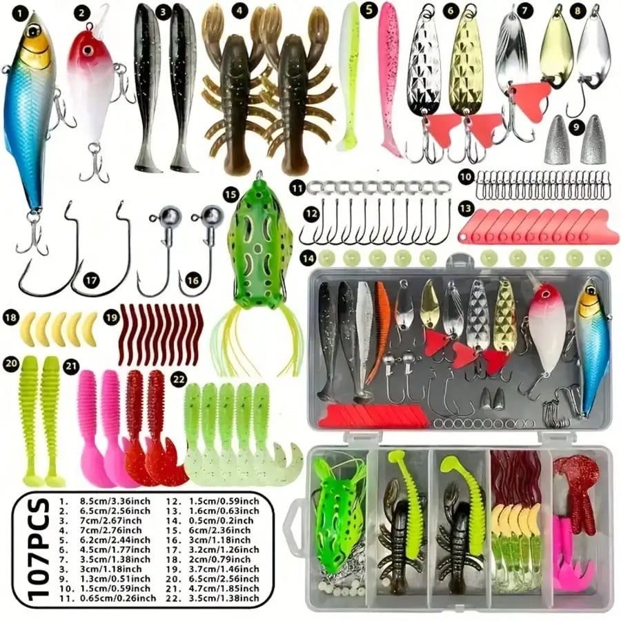 Freshwater Lure And Tackle Kit