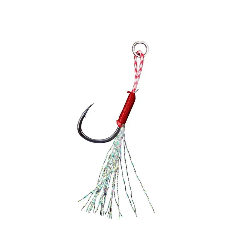30/60pcs Slow Jigging Fishing Cast Jigs Assist Hook