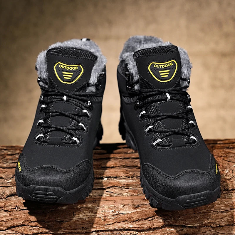 Snow Boots Waterproof Leather
