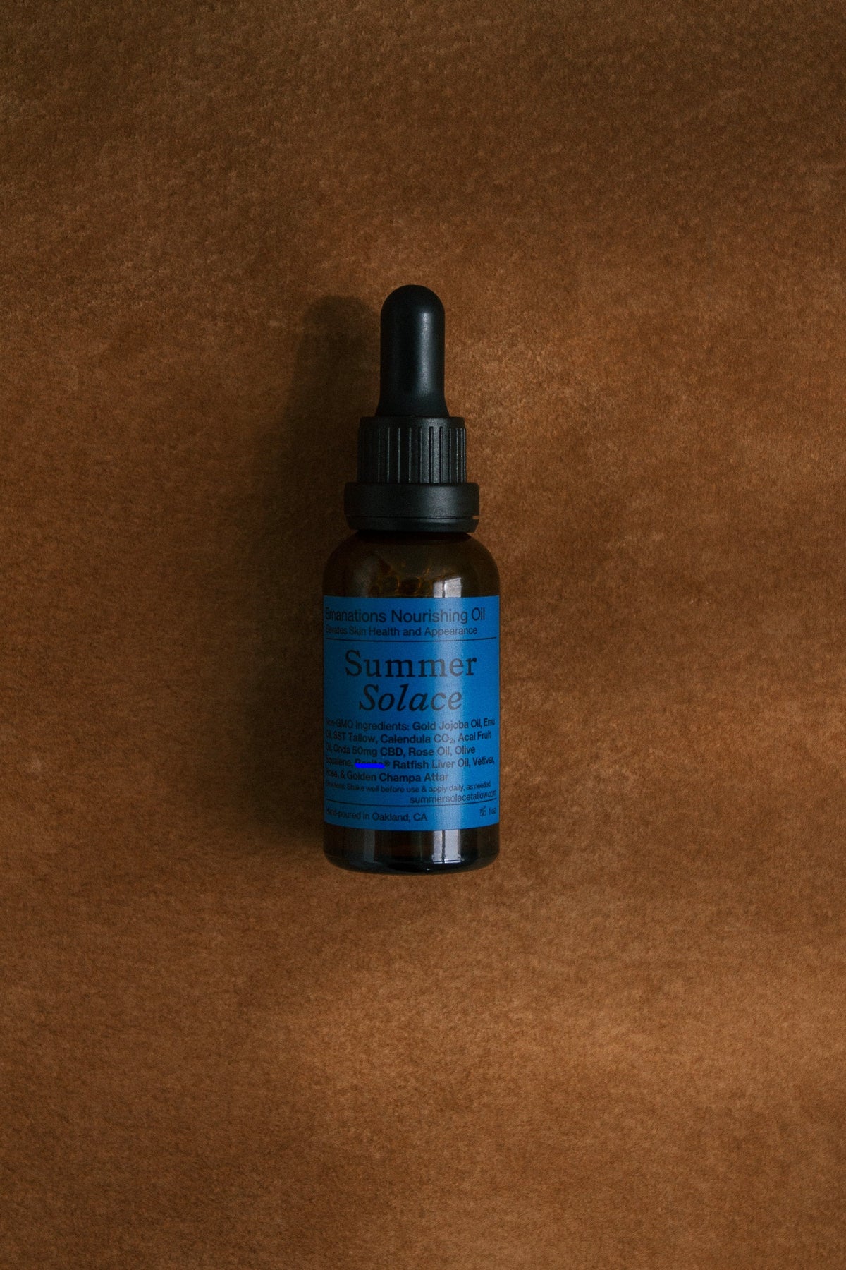 Emanations Tallow & Emu Face Oil | Sea Buckthorn & Floral Attars | Dry, Sensitive & Mature Skin