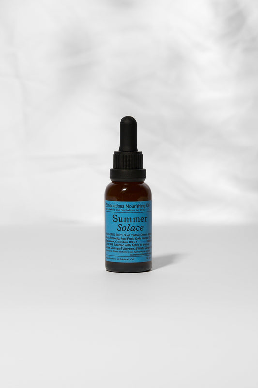 Emanations Tallow & Emu Face Oil | Sea Buckthorn & Floral Attars | Dry, Sensitive & Mature Skin