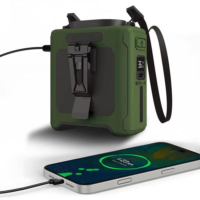 10000mAh Waist Clip Fan