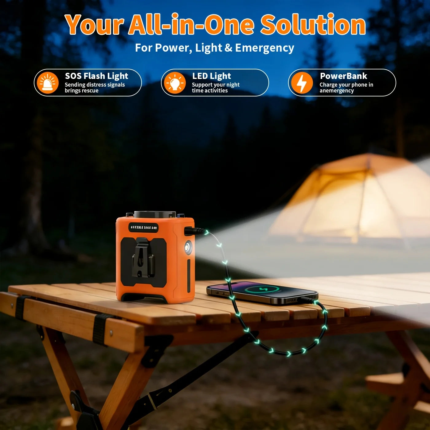 10000mAh Waist Clip Fan