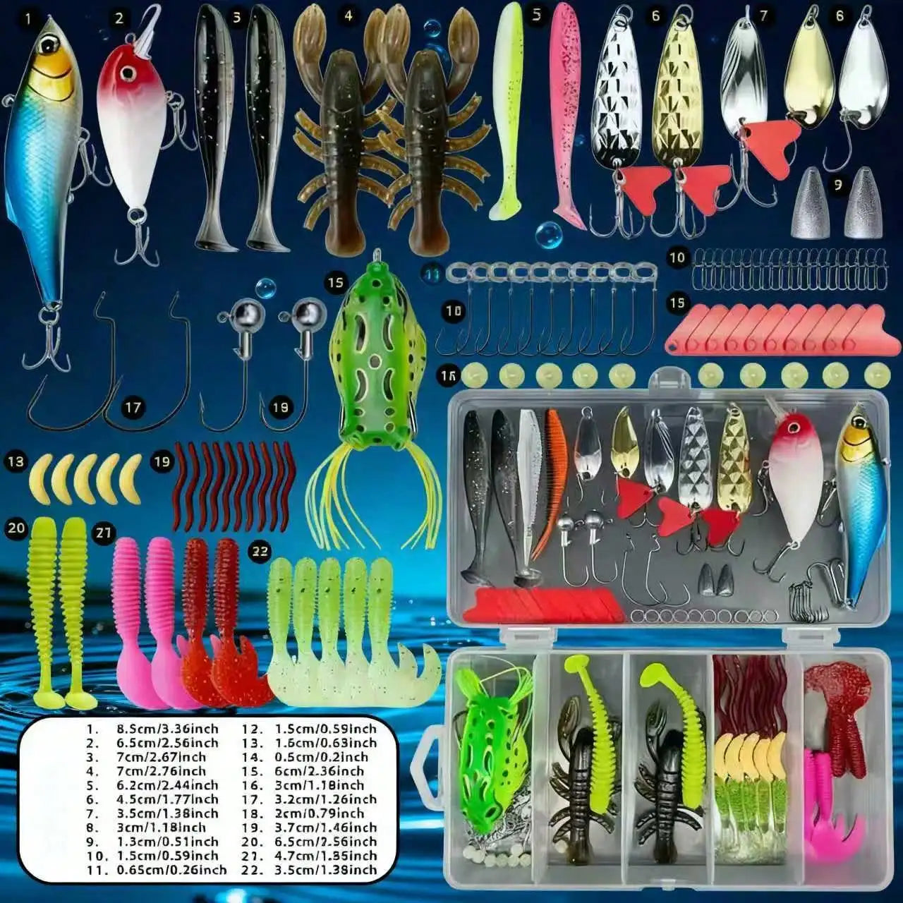 Freshwater Lure And Tackle Kit