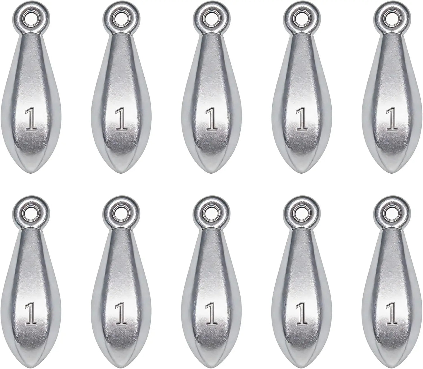 Fishing Weights Bank Sinkers Bullet Weights for Surf Pier Bank Saltwater Fishing 1oz to 8oz Anti-Roll Stable Cast
