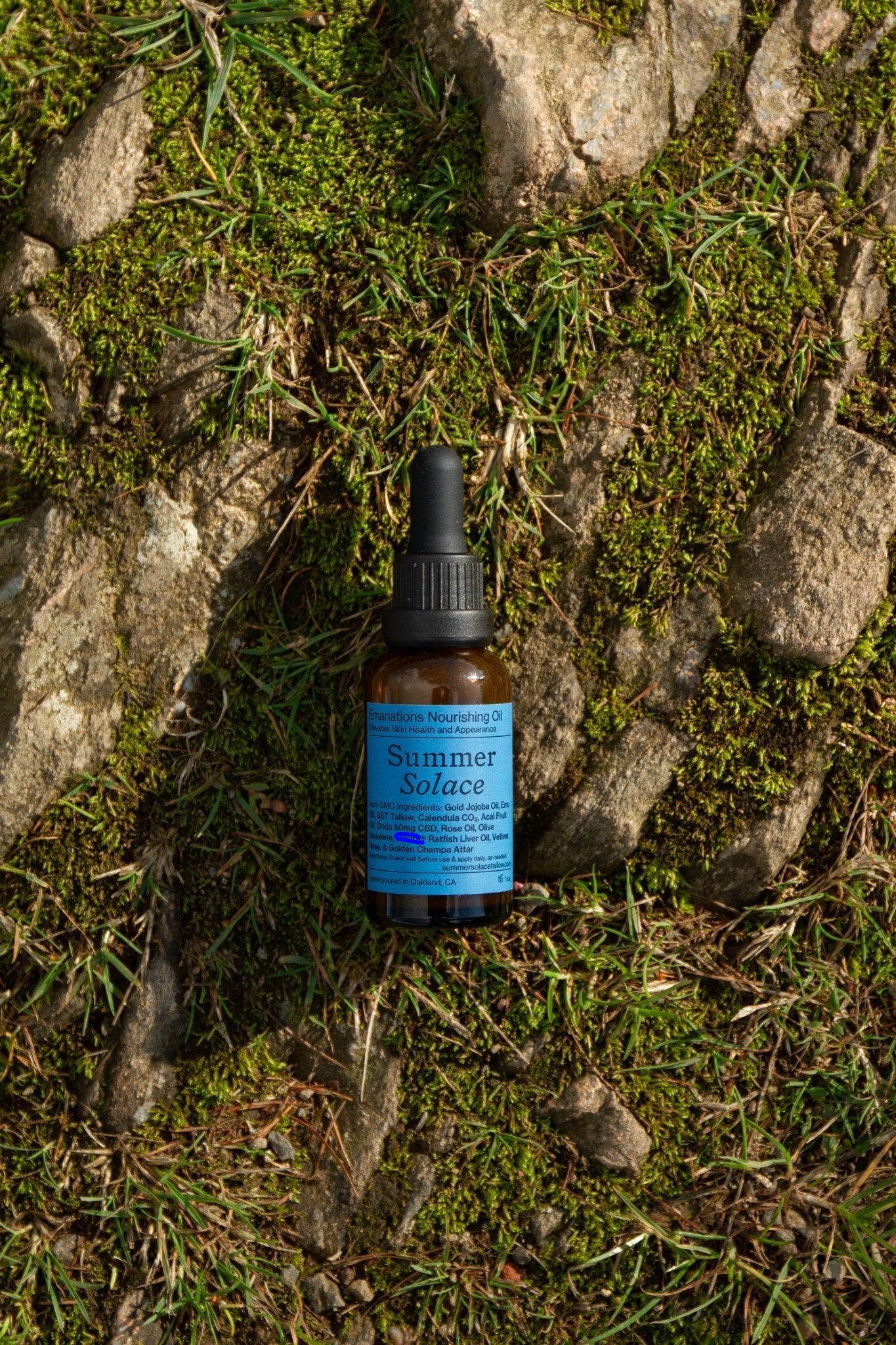 Emanations Tallow & Emu Face Oil | Sea Buckthorn & Floral Attars | Dry, Sensitive & Mature Skin